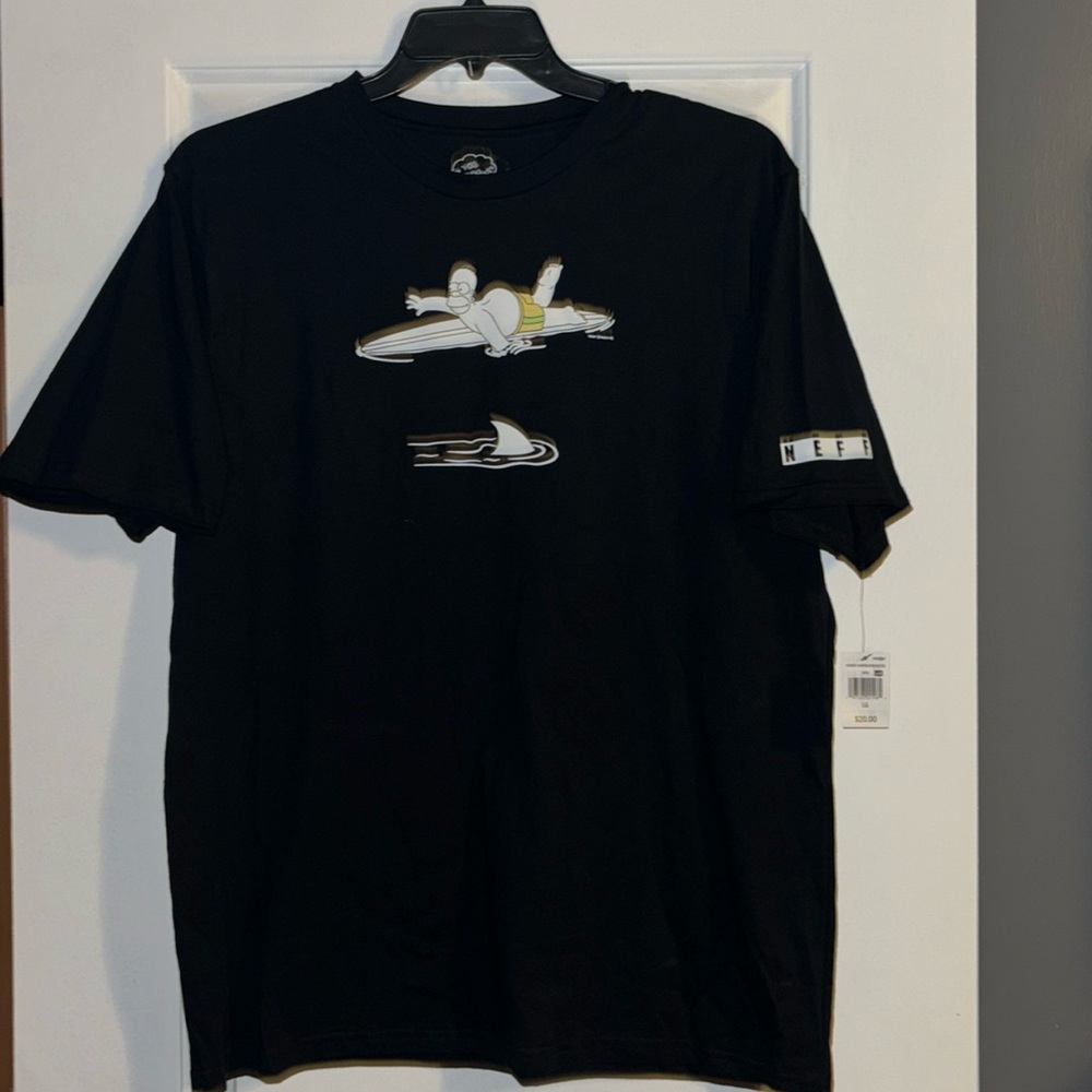 Homer surfing shirt